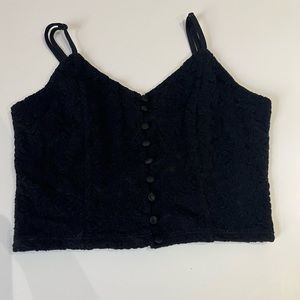 black lace cami